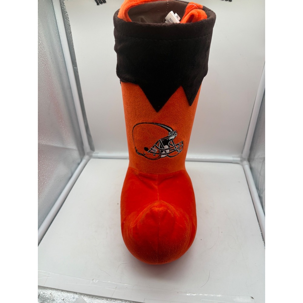 FOCO Cleveland Browns Plush Elf Boot Christmas Stocking Weighted Bottom NWT NFL